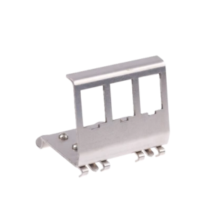 Adaptador Rj45 Keystone a riel DIN de 3 posiciones