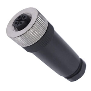 Conector Armable Hembra Recto M12 5P Para Sensor