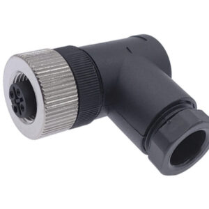 Conector Armable Hembra 90º M12 4P Para Sensor