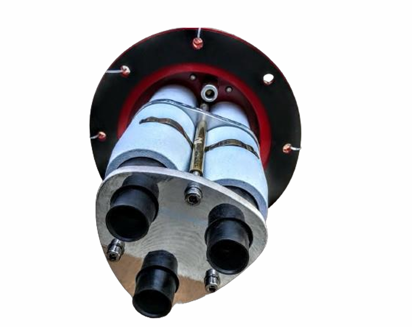 Enchufe Minero Macho Embutido Clase 22-25KV Tapa 4 Pernos - Imagen 3