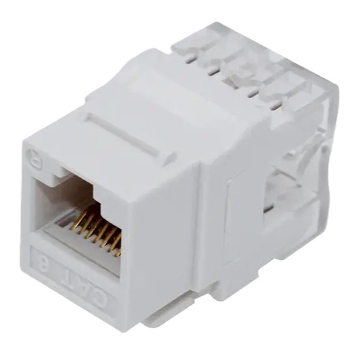 Adaptador Rj45 Keystone a riel DIN de 3 posiciones - Imagen 4