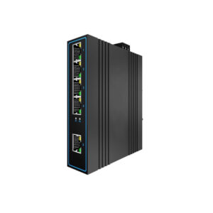 Switch Ethernet Industrial 5 puertos 10/100 Base-T IP40 a Riel DIN - mini Alimentación 24Vdc
