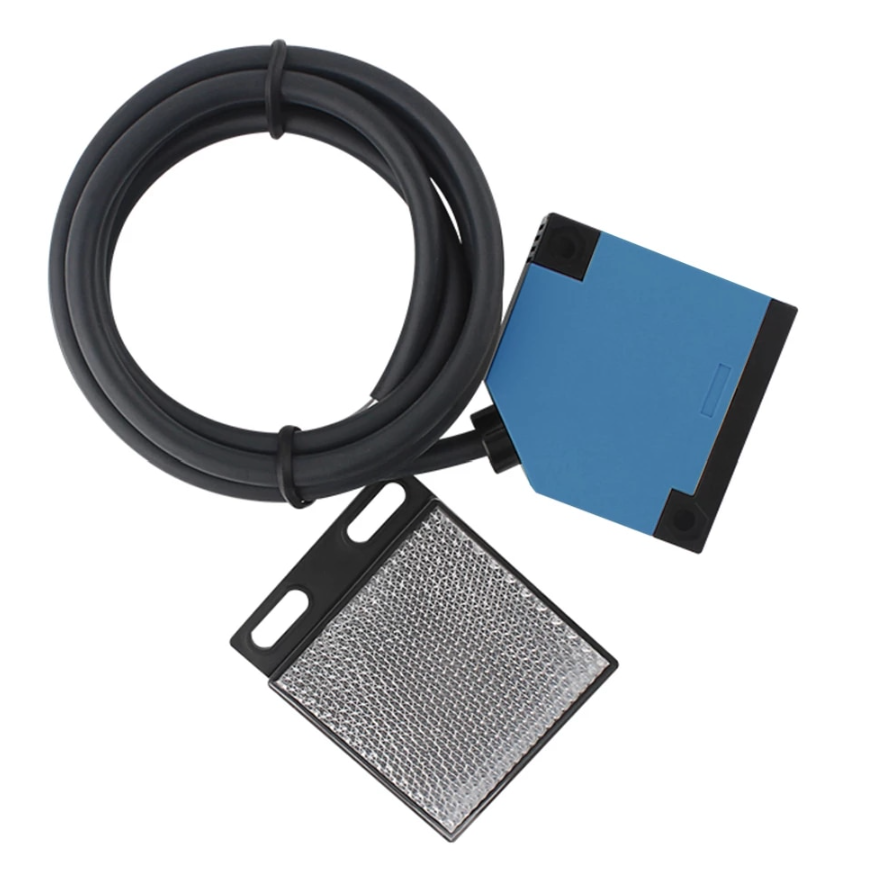 Sensor Fotoeléctrico 4m Incluye Espejo, Base Montaje y Cable - Imagen 3