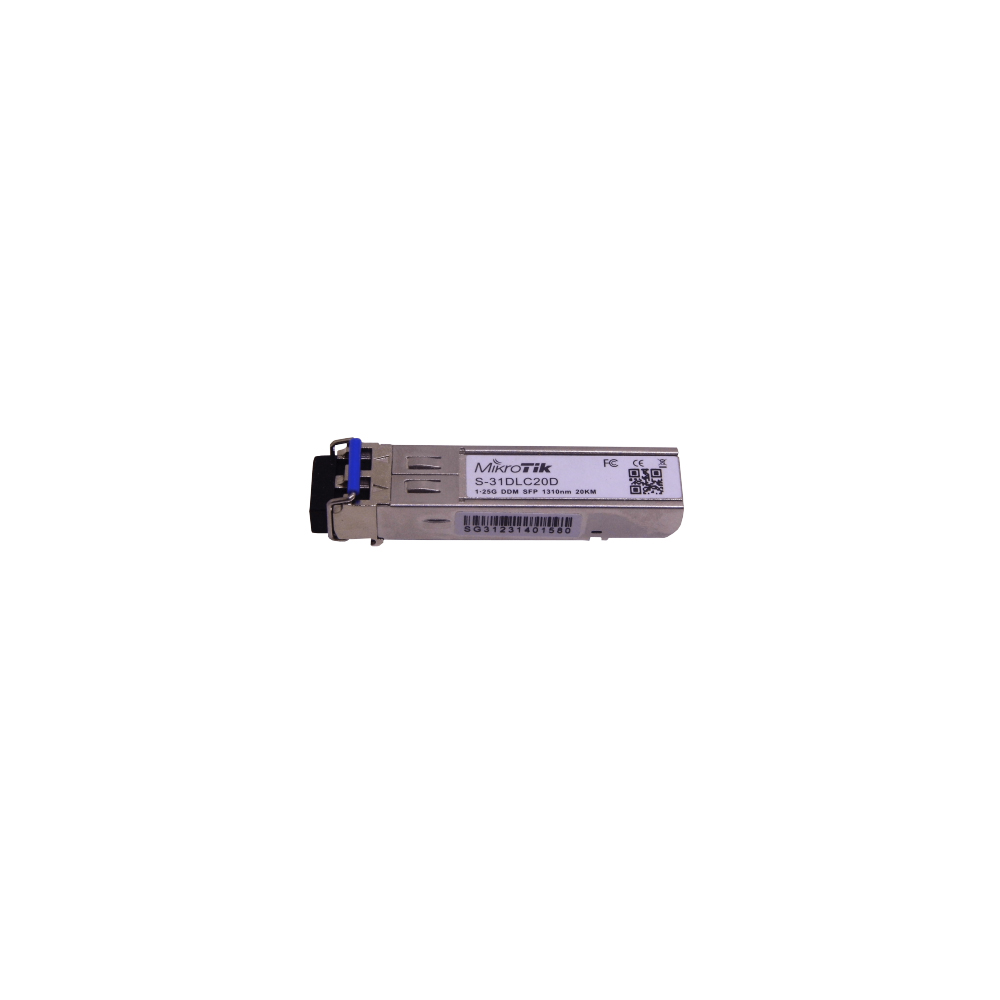 Transceptor SFP 1.25G con Conector LC de Fibra dual